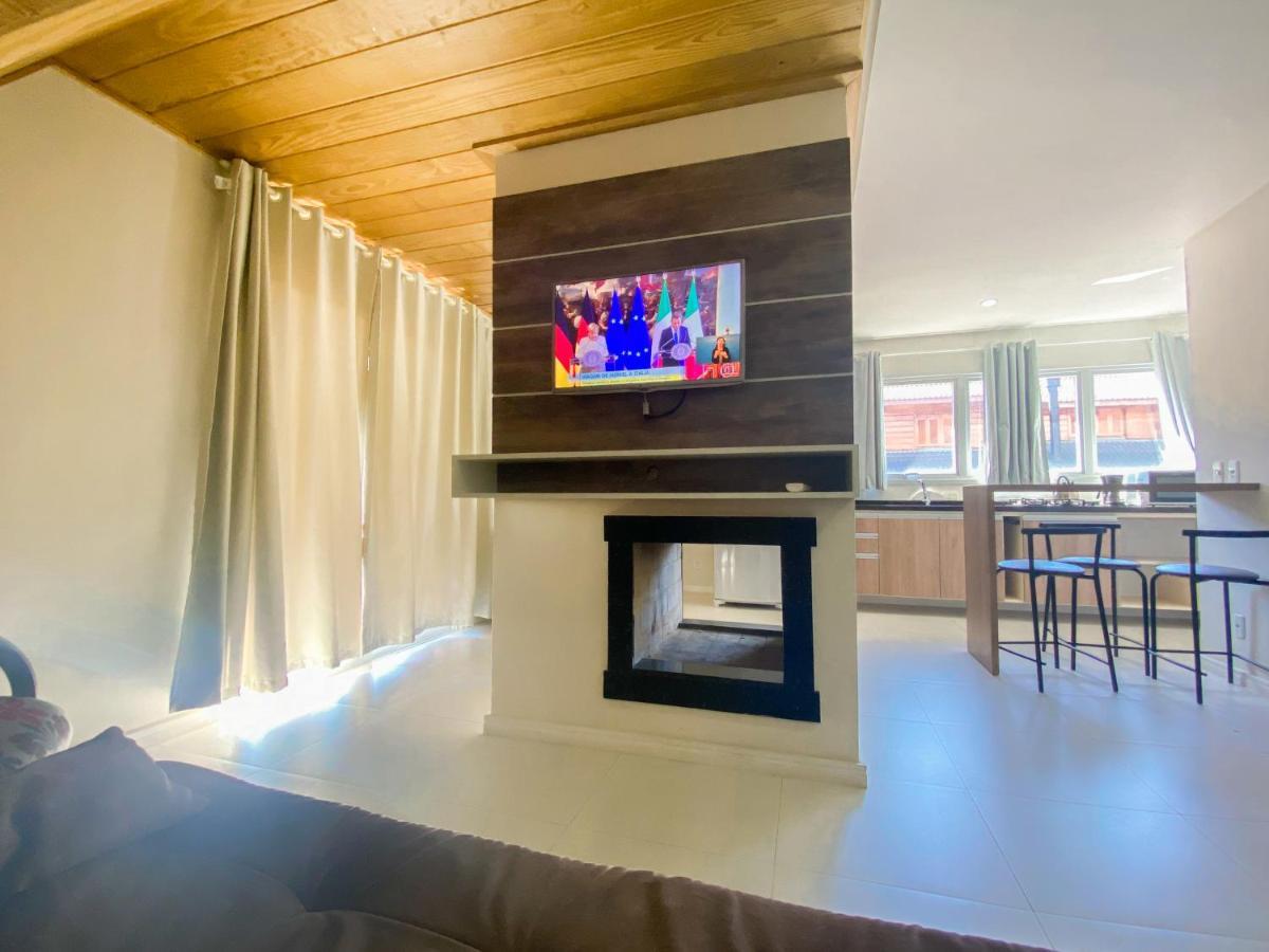 Apartamento A 500M Da Rua Coberta - 1 Suíte - Para 4 Pessoas Gramado Exterior foto
